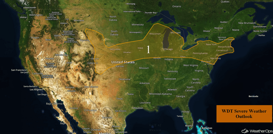 US Hazards for Wednesday, July 12, 2017