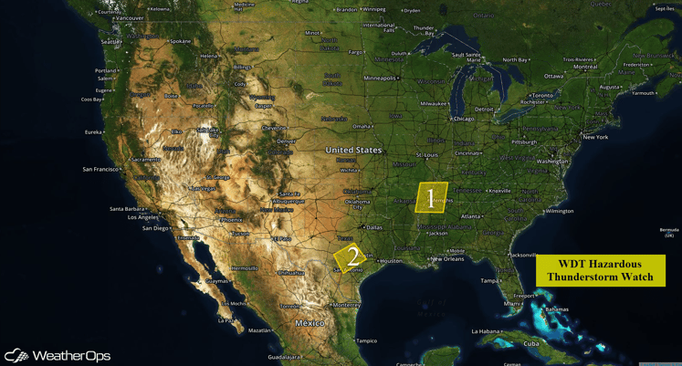 US Hazards for Thursday, May 12, 2016