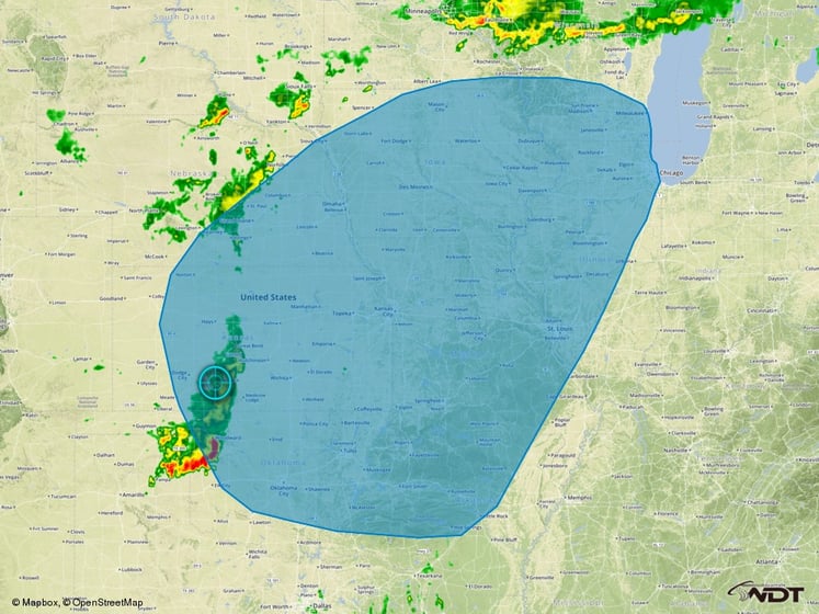 Thunderstorm Risk Outline for Wednesday, June 15, 2016