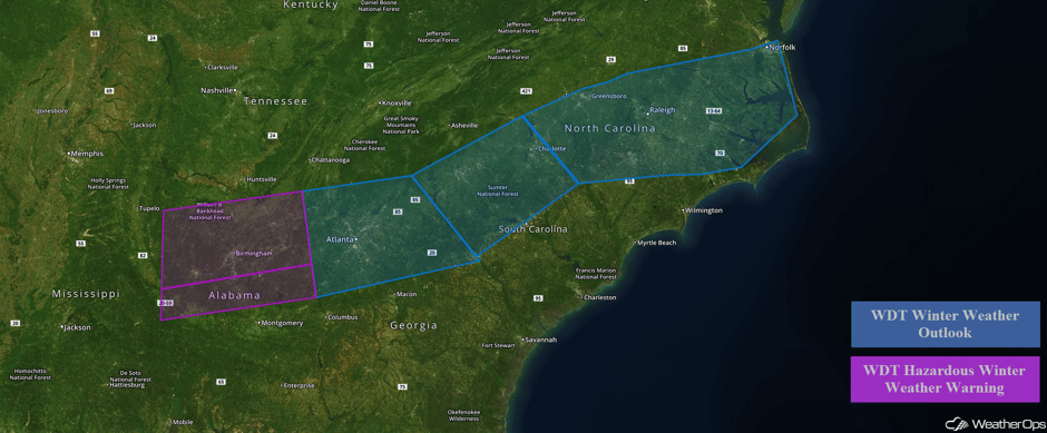 WeatherOps Advisories Thursday, January 5, 2017