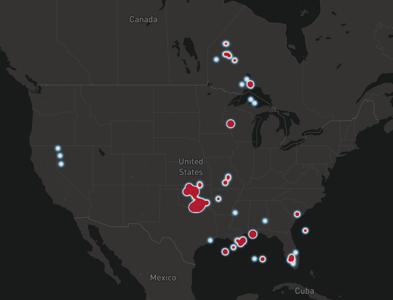 Style Points Using a Heat Map in GL Maps