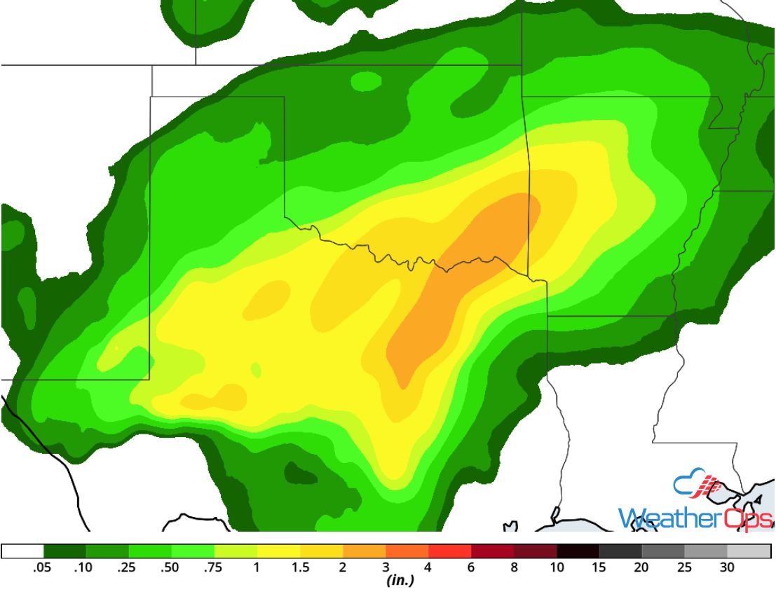 Rainfall Accumulation for Saturday, October 13, 2018