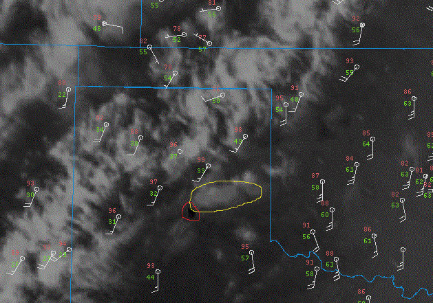 Fire on Shortwave IR Satellite