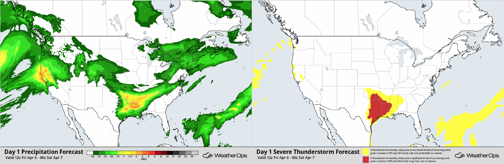 WeatherOps Thunderstorm and Rainfall Planner