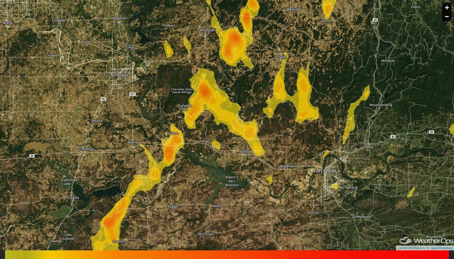 WeatherOps Potential Tornado Path- November 30, 2018