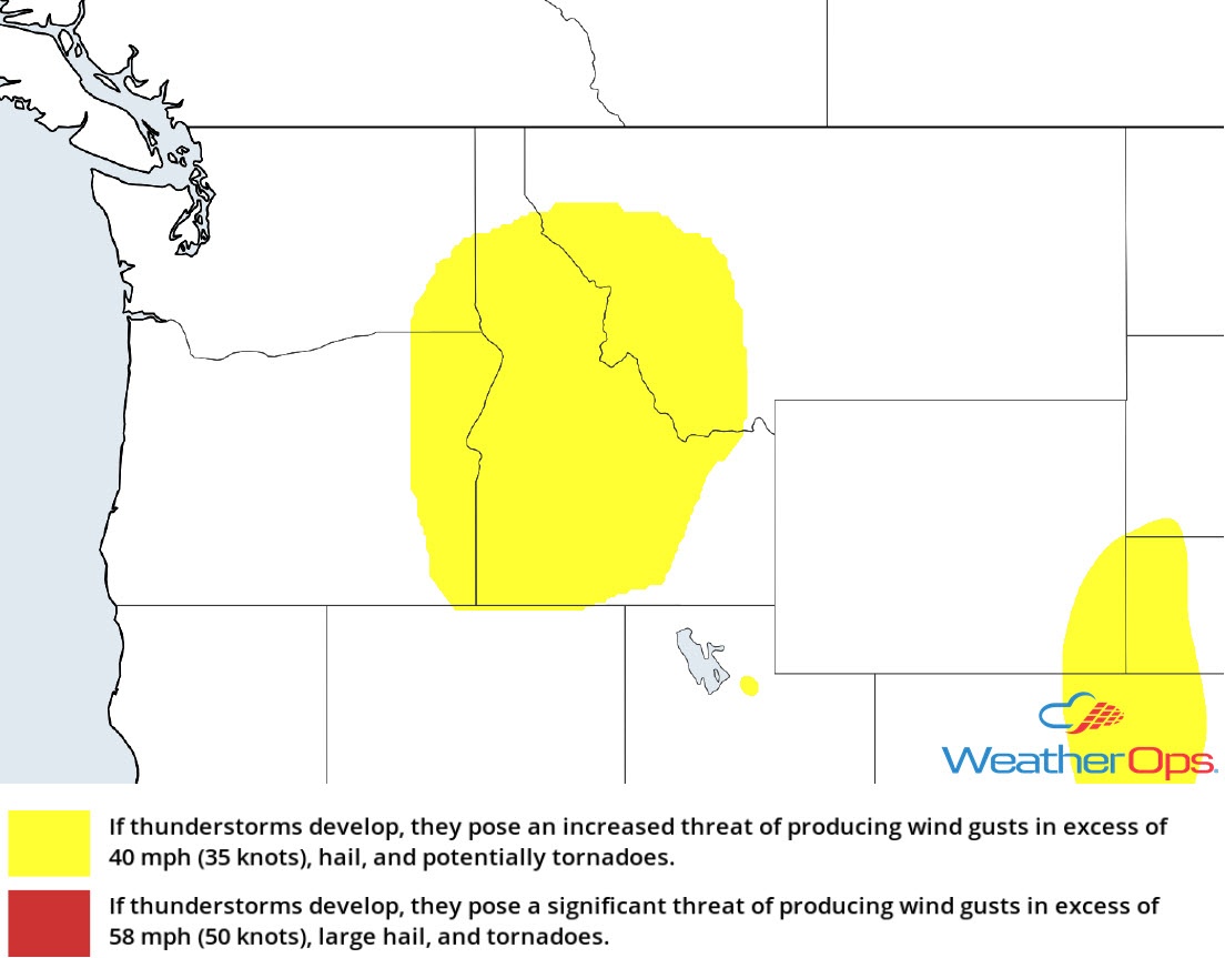 Thunderstorm Risk for Friday, August 17, 2018