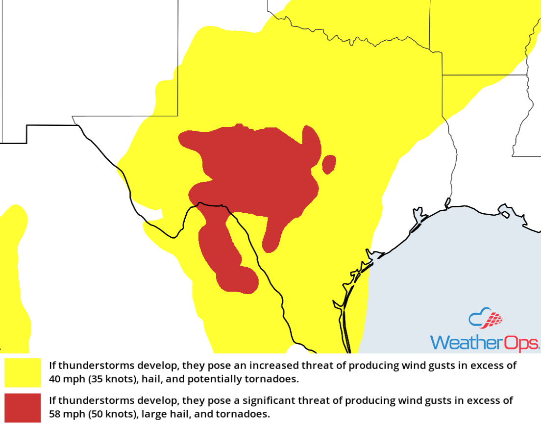Thunderstorm Risk for Friday, October 12, 2018