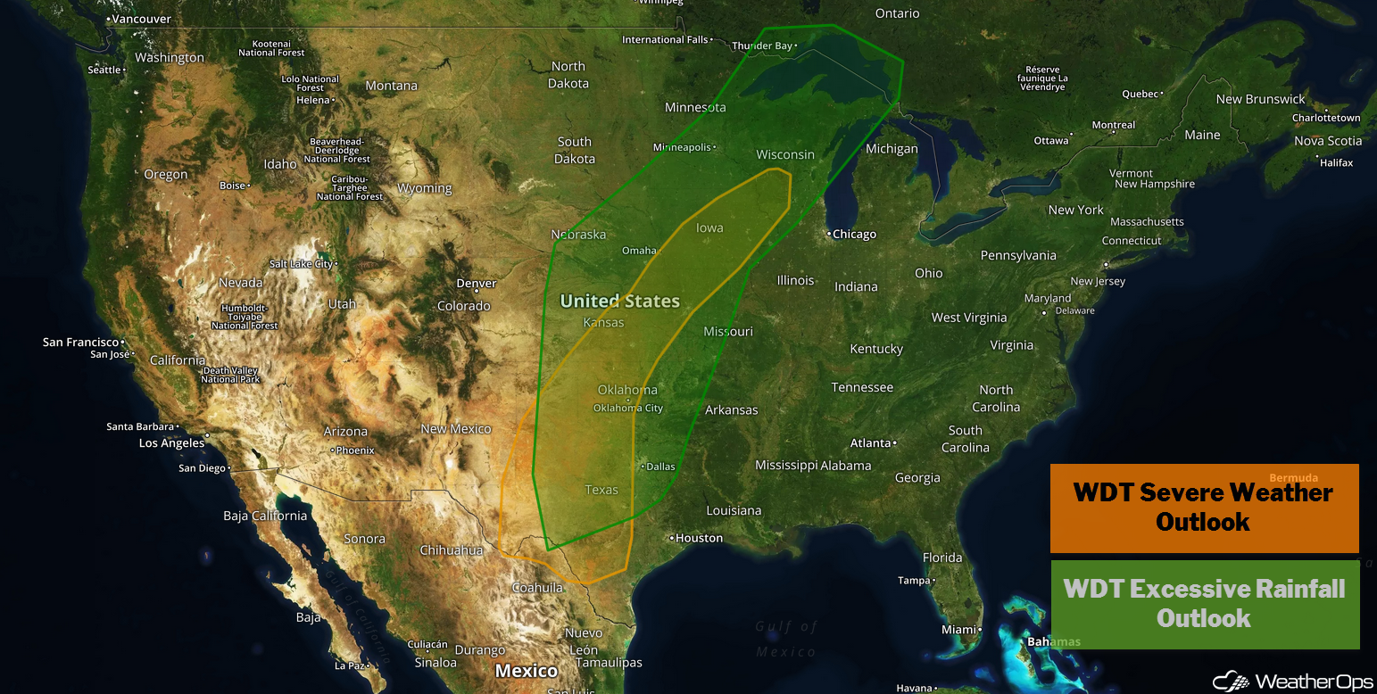 US Hazards Monday, October 8, 2018