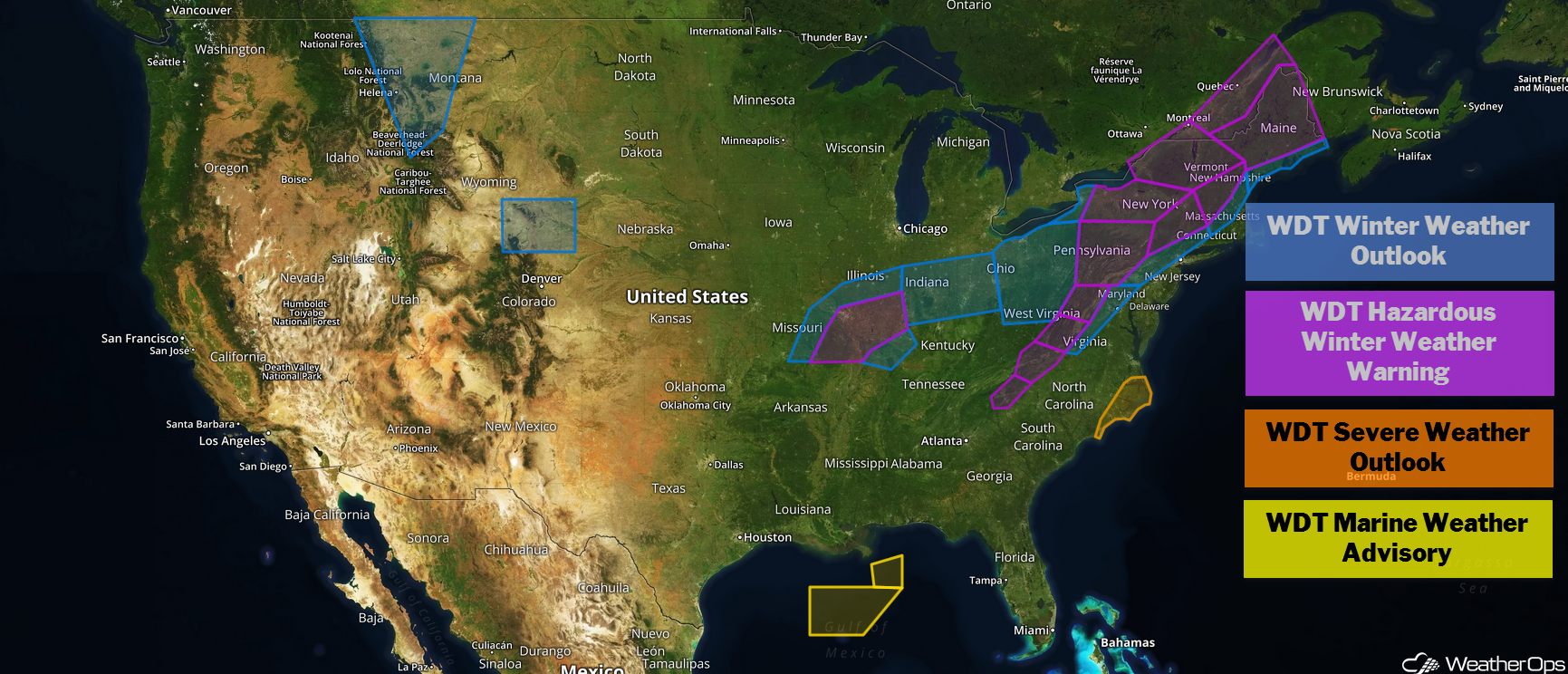 US Hazards Thursday, November 15, 2018