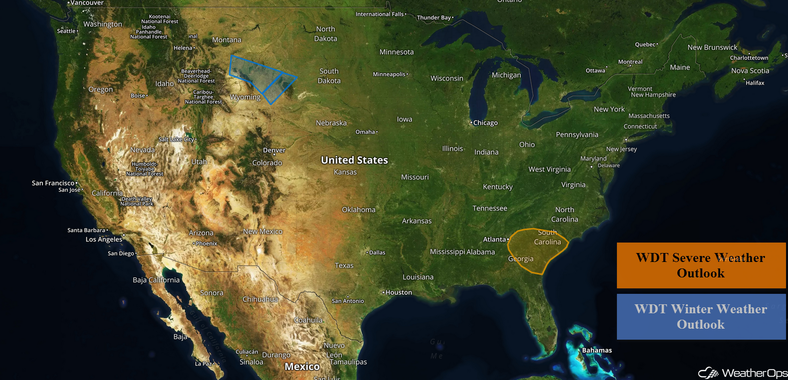 US Hazards Monday, April 23, 2018