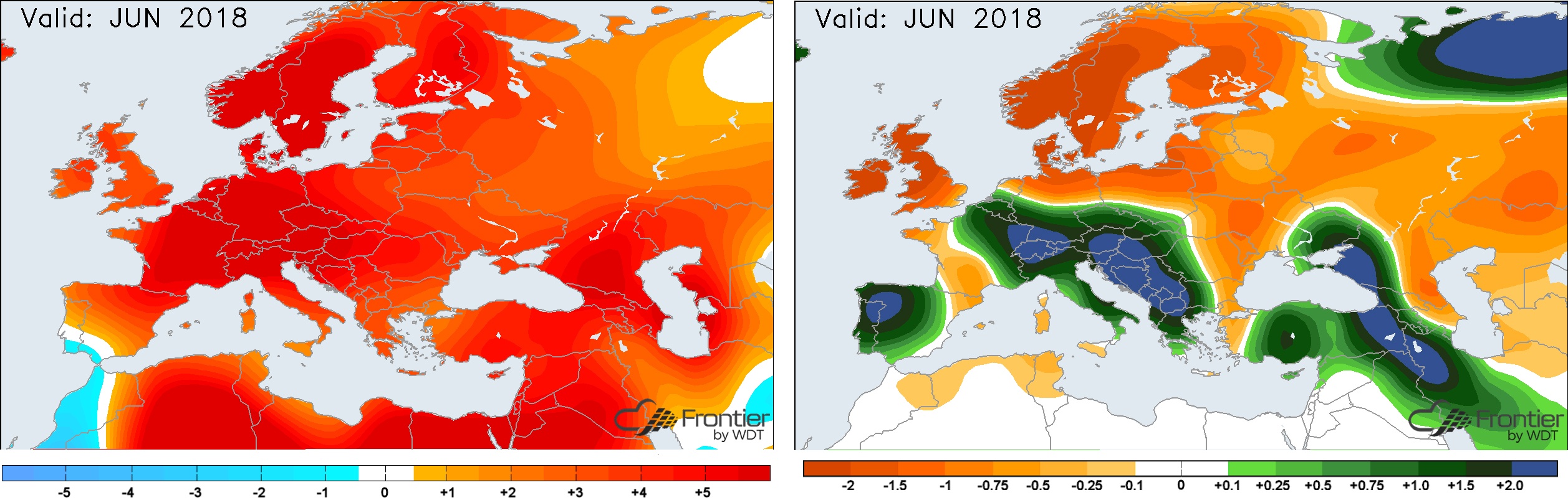 Frontier Weather Temperatures and Precipitation