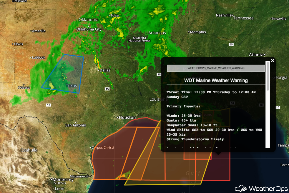 Strong Wind Shifts Impact Marine Operations in the GOM