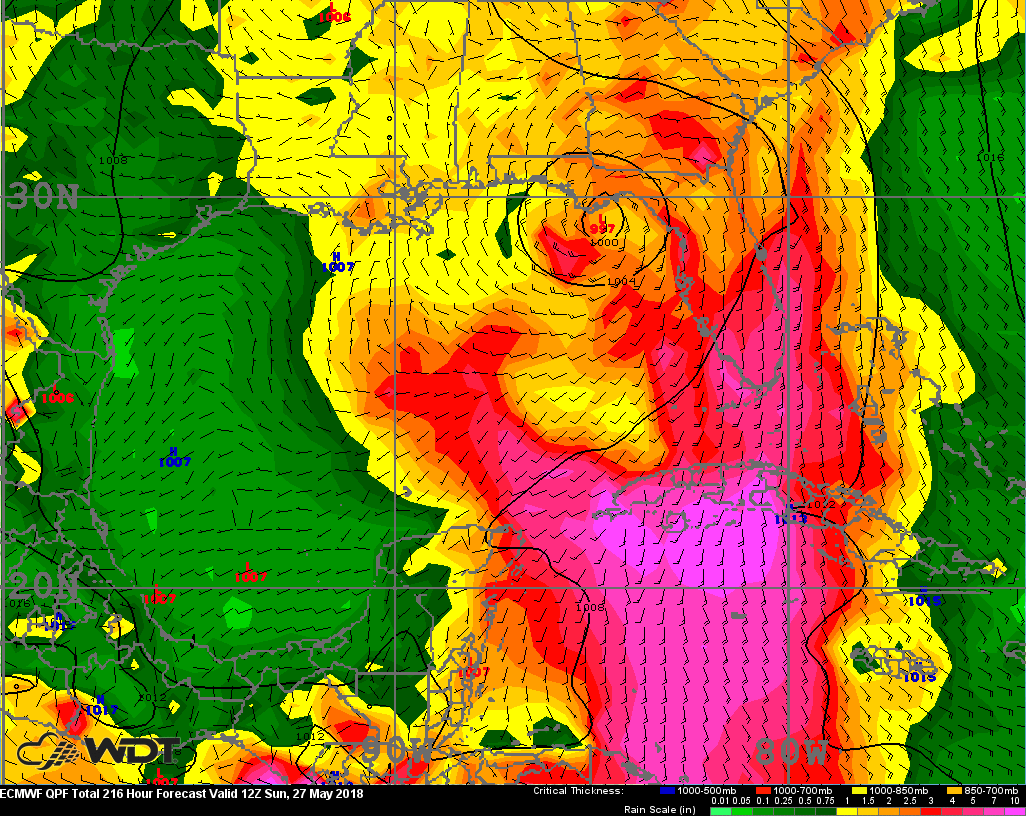 Tropical Cyclone Development Possible Next Week Across the NW Caribbean & Gulf of Mexico