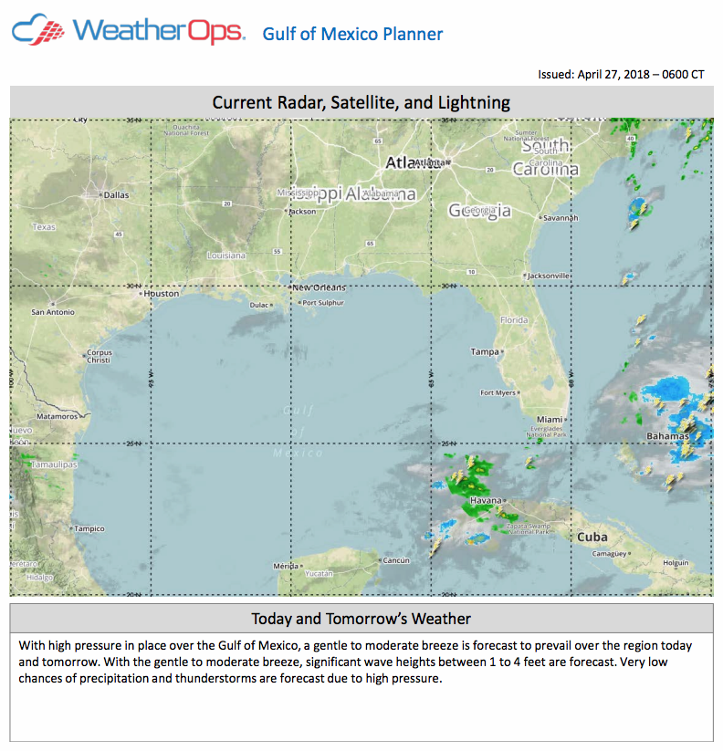 New Tropical Weather Planner Launched Focusing on the Gulf of Mexico