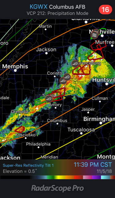 Nocturnal Tornadoes Cause Damage in the South