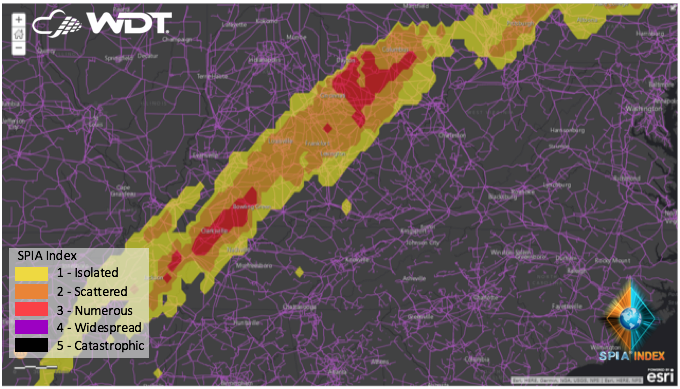 Utilities to Benefit from Ice Accumulation and Damage Prediction, Outage Duration Weather Model