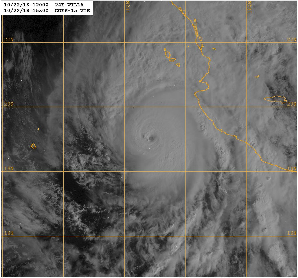 Major Hurricane Willa to Eventually Affect South Texas