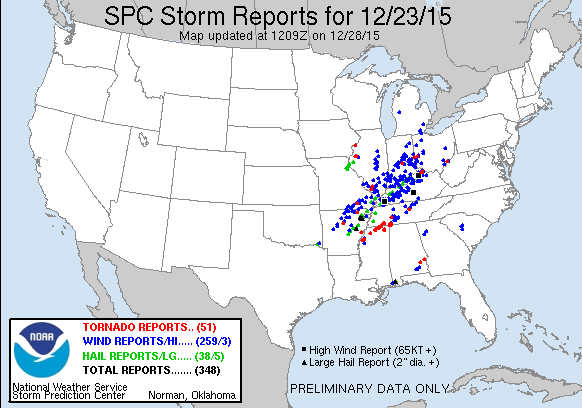 Christmas Time Tornadoes Leave Trail of Devastation