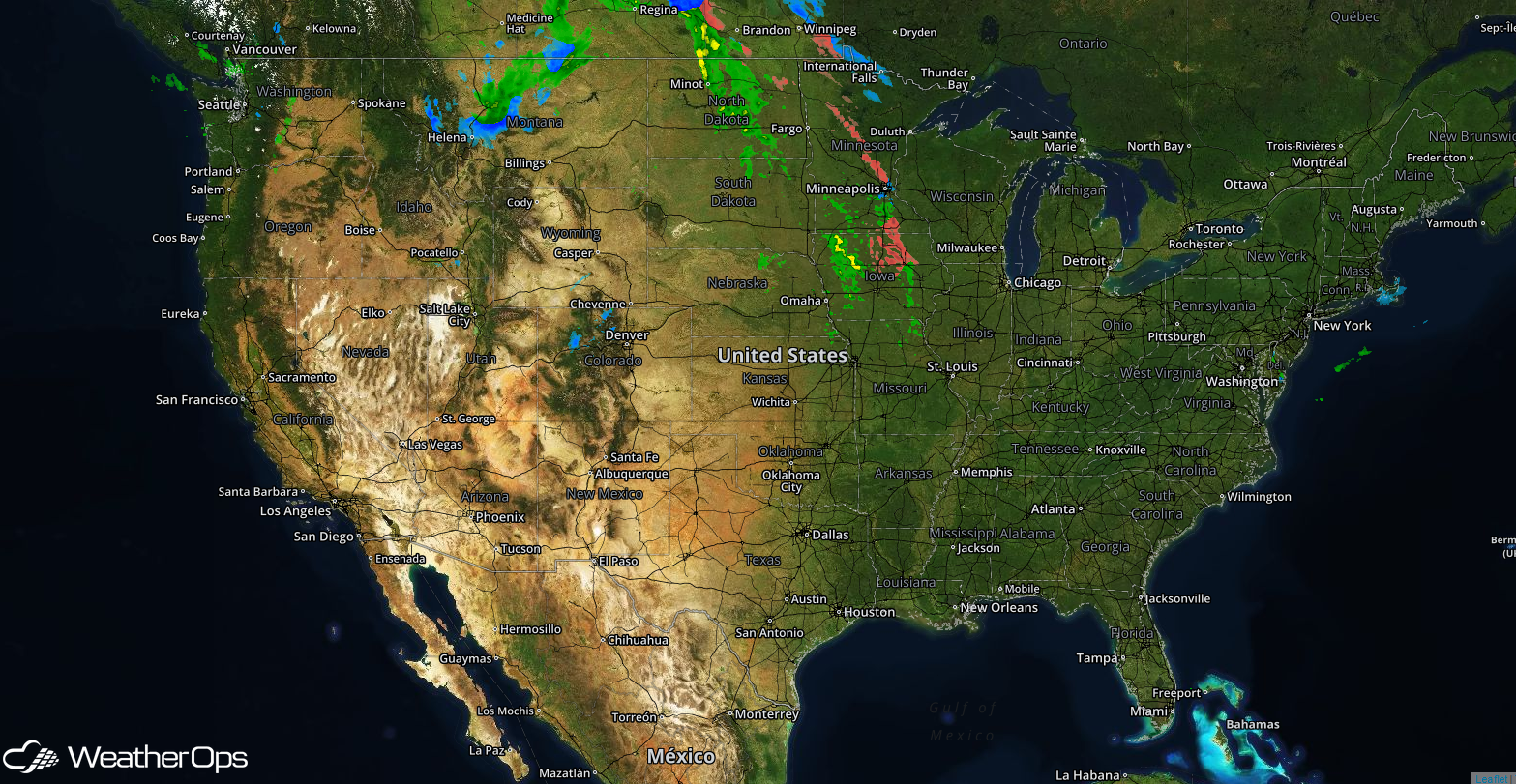 National Weather Summary for Tuesday, April 5, 2016