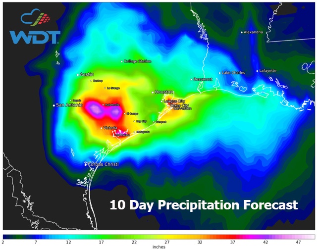 Harvey's Threat Now Becomes Hazardous Flooding