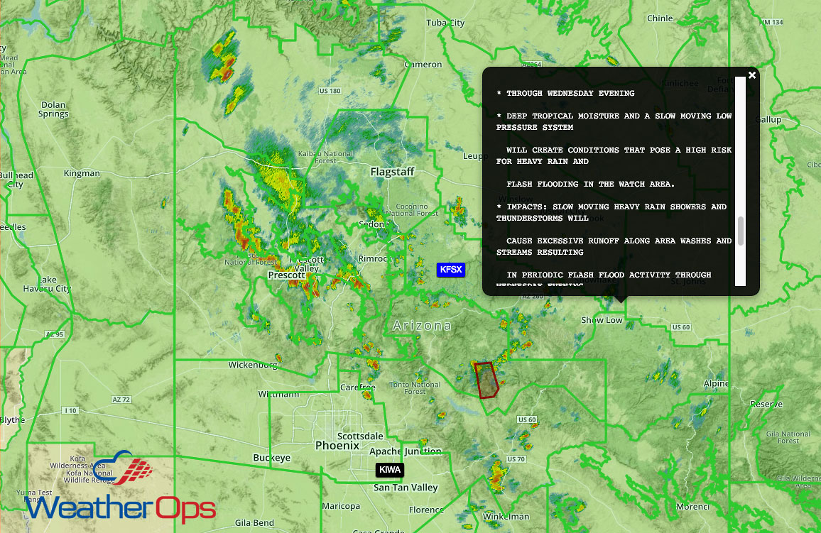 Monsoon Season Causes Major Flooding in Arizona