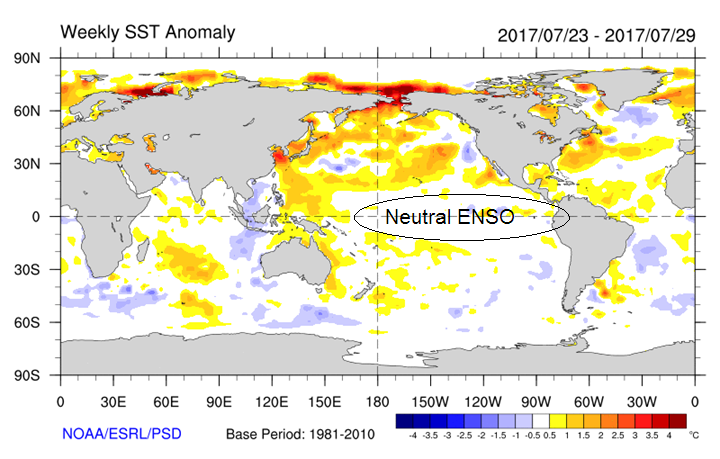 Will this August Weather Pattern Continue in the Fall and Winter?