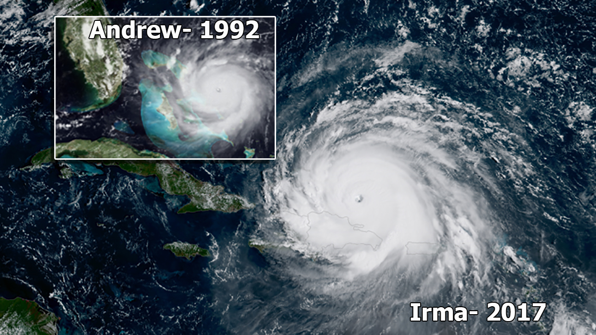 Will Hurricane Irma Be Worse Than Andrew Was?