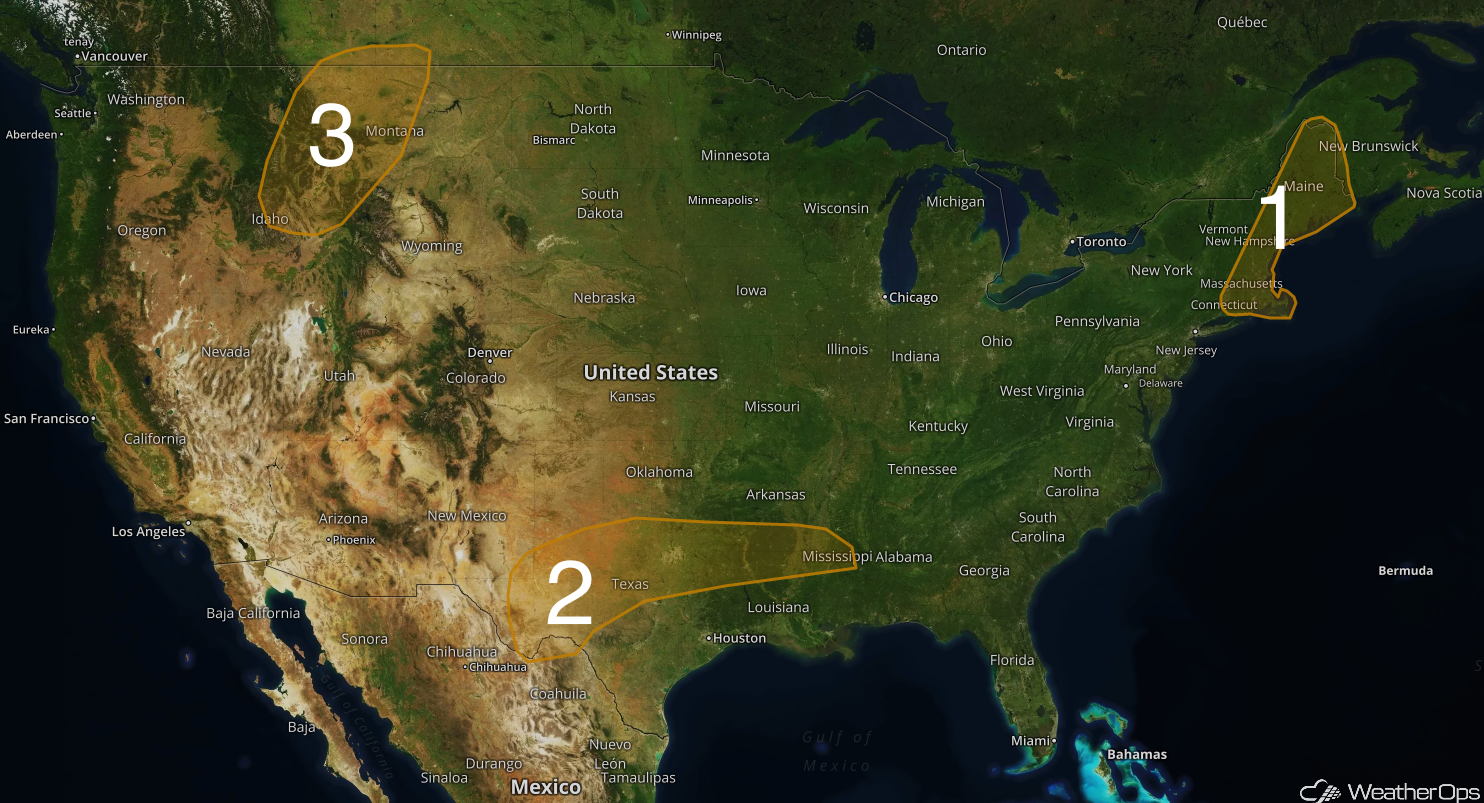 National Weather Summary for Thursday, June 1, 2017