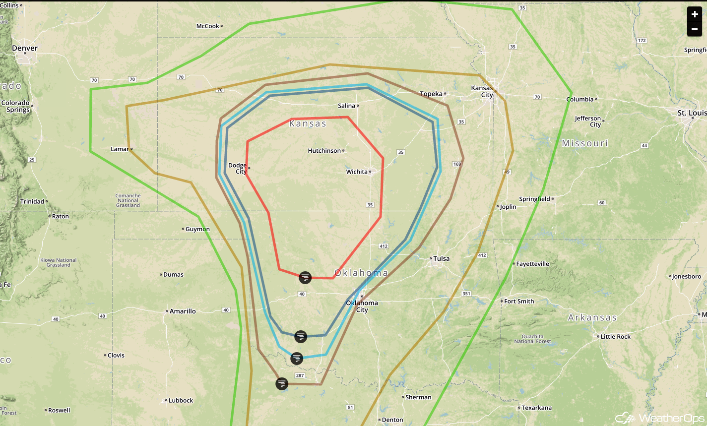 National Weather Summary for Thursday, May 18, 2017