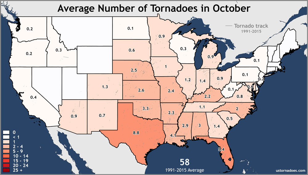 October Tornadoes Aren't Unusual