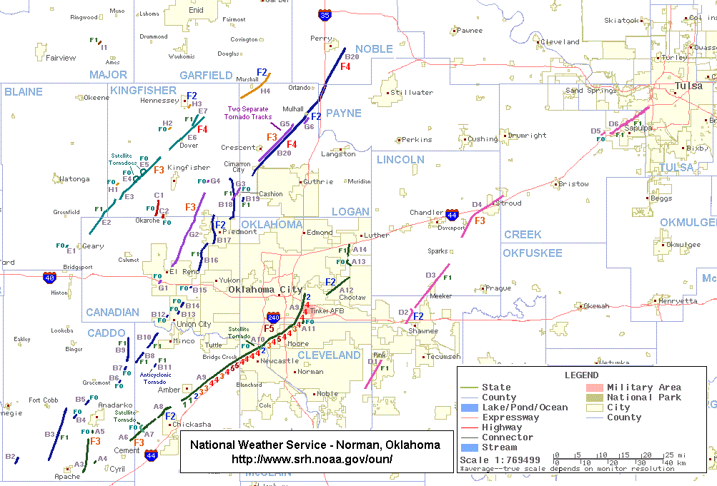 May 3, 1999: Understanding Probability as Applied to Weather Forecasting