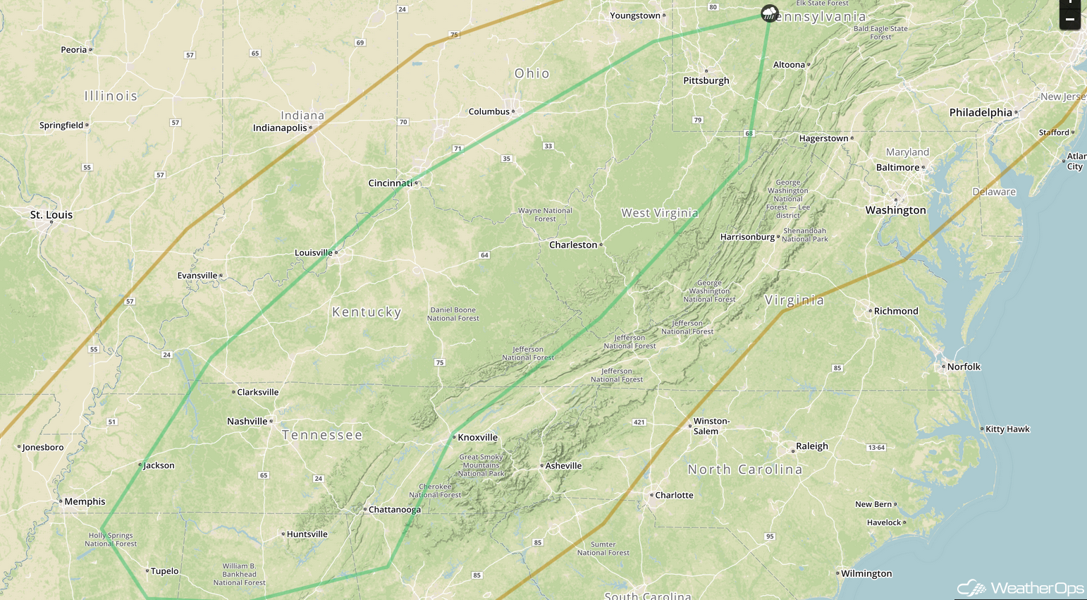 National Weather Summary for Wednesday, October 19, 2016