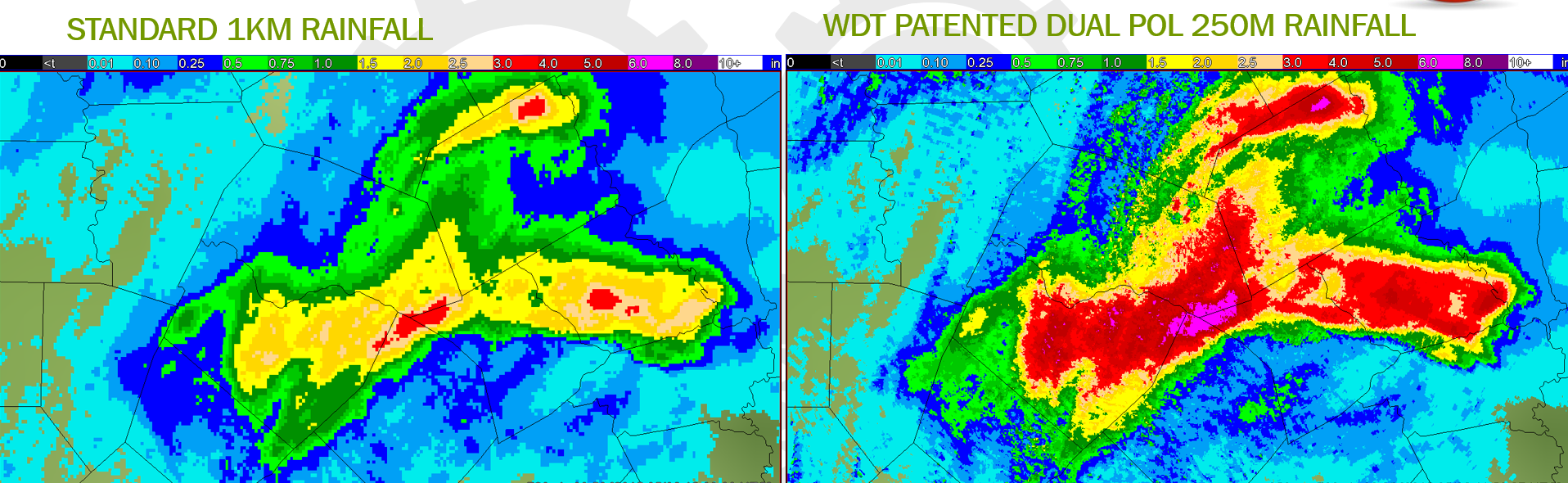 Largest Rainfall Accuracy Improvement to Date for Precision Ag