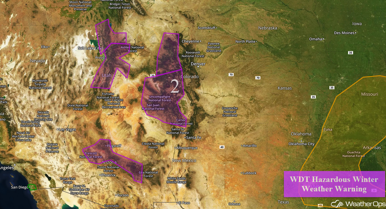 National Weather Summary for Tuesday, February 28, 2017