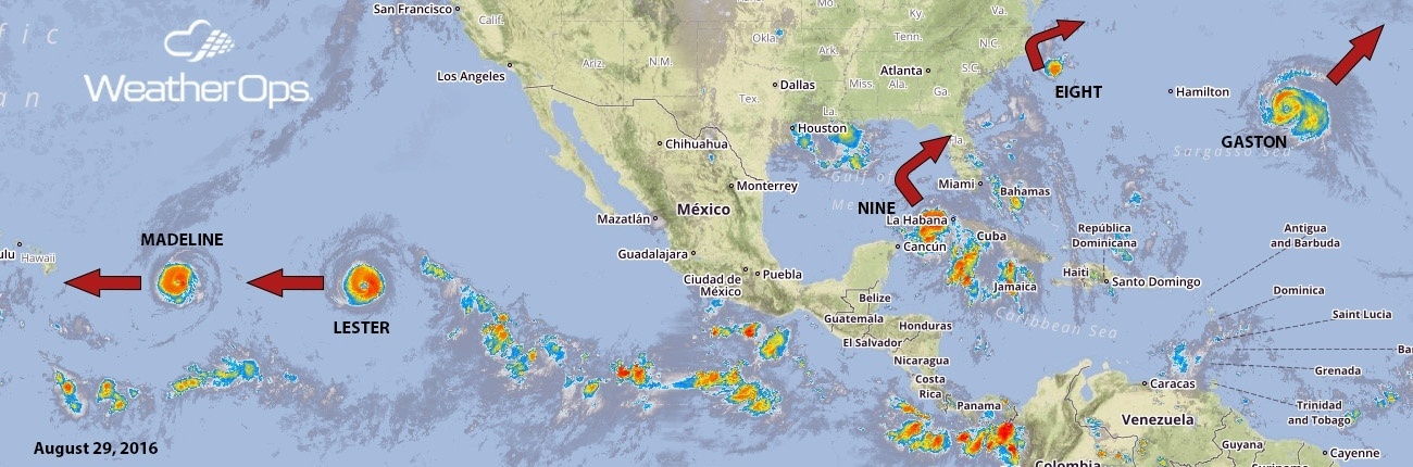 Hurricanes and Possible Tropical Storms