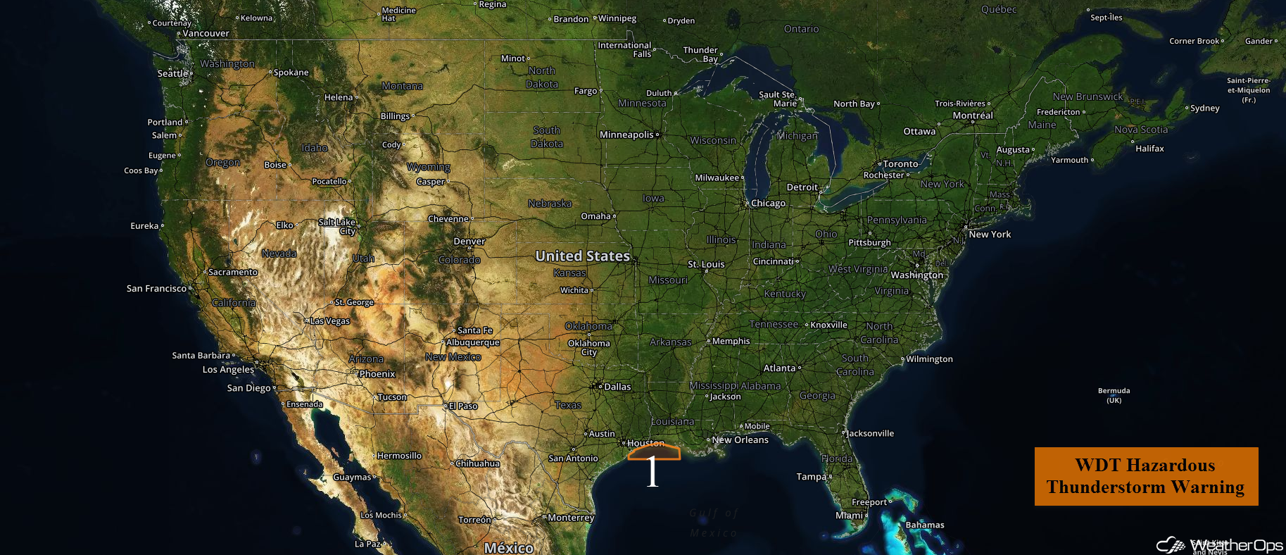 National Weather Summary for Wednesday, July 27, 2016