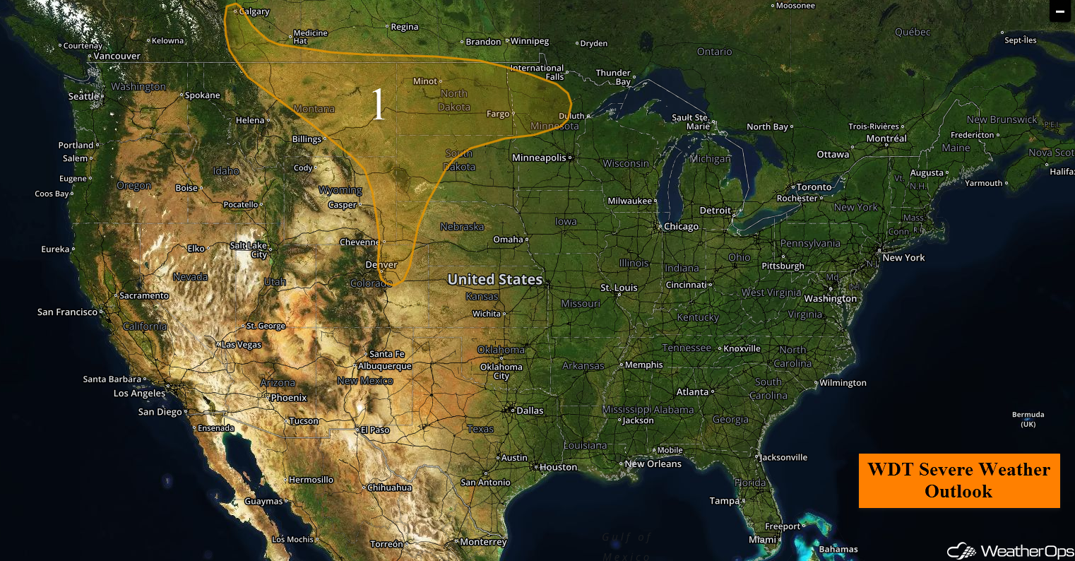 National Weather Summary for Tuesday, August 9, 2016