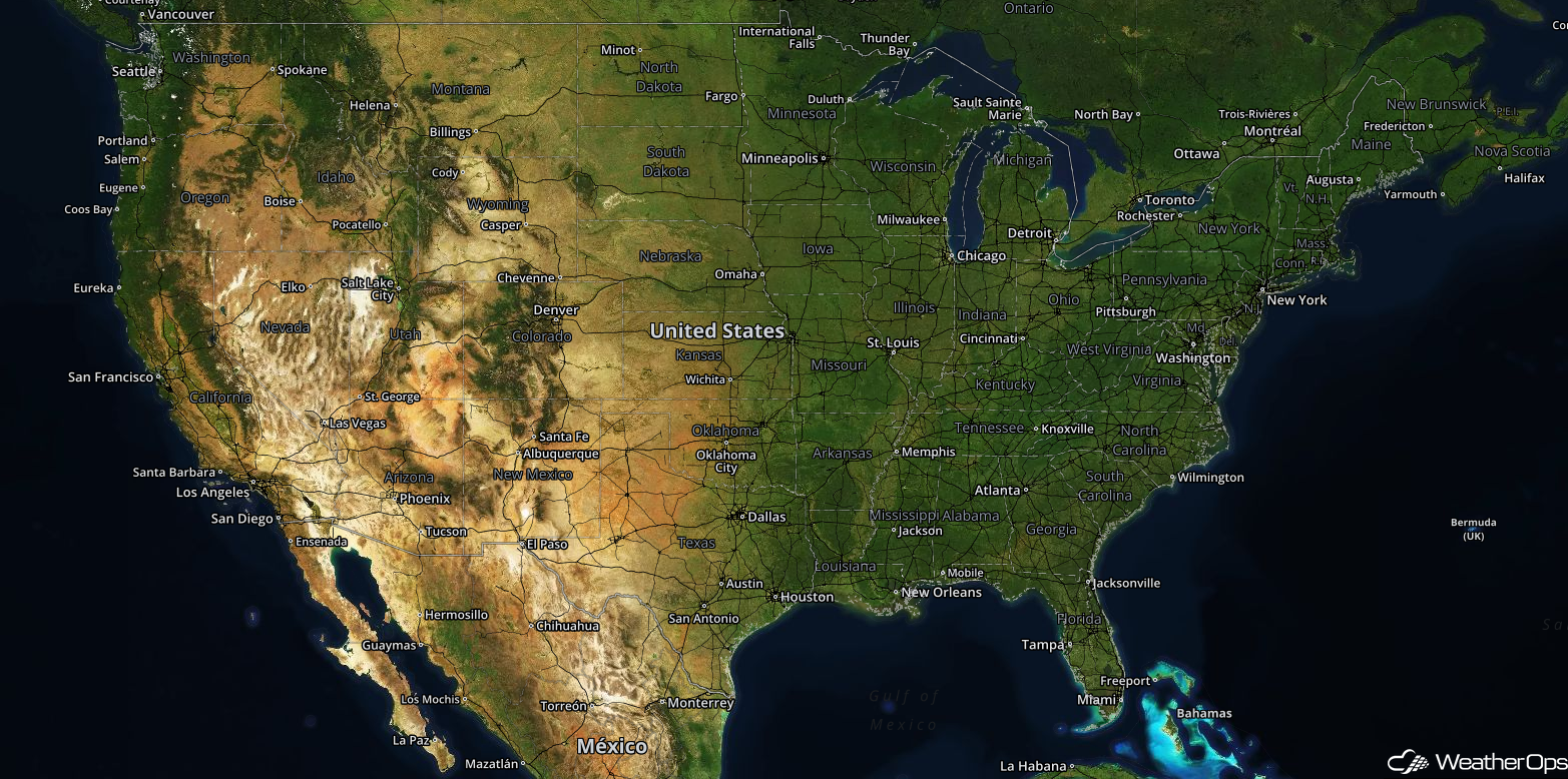 National Weather Summary for Monday, August 22, 2016