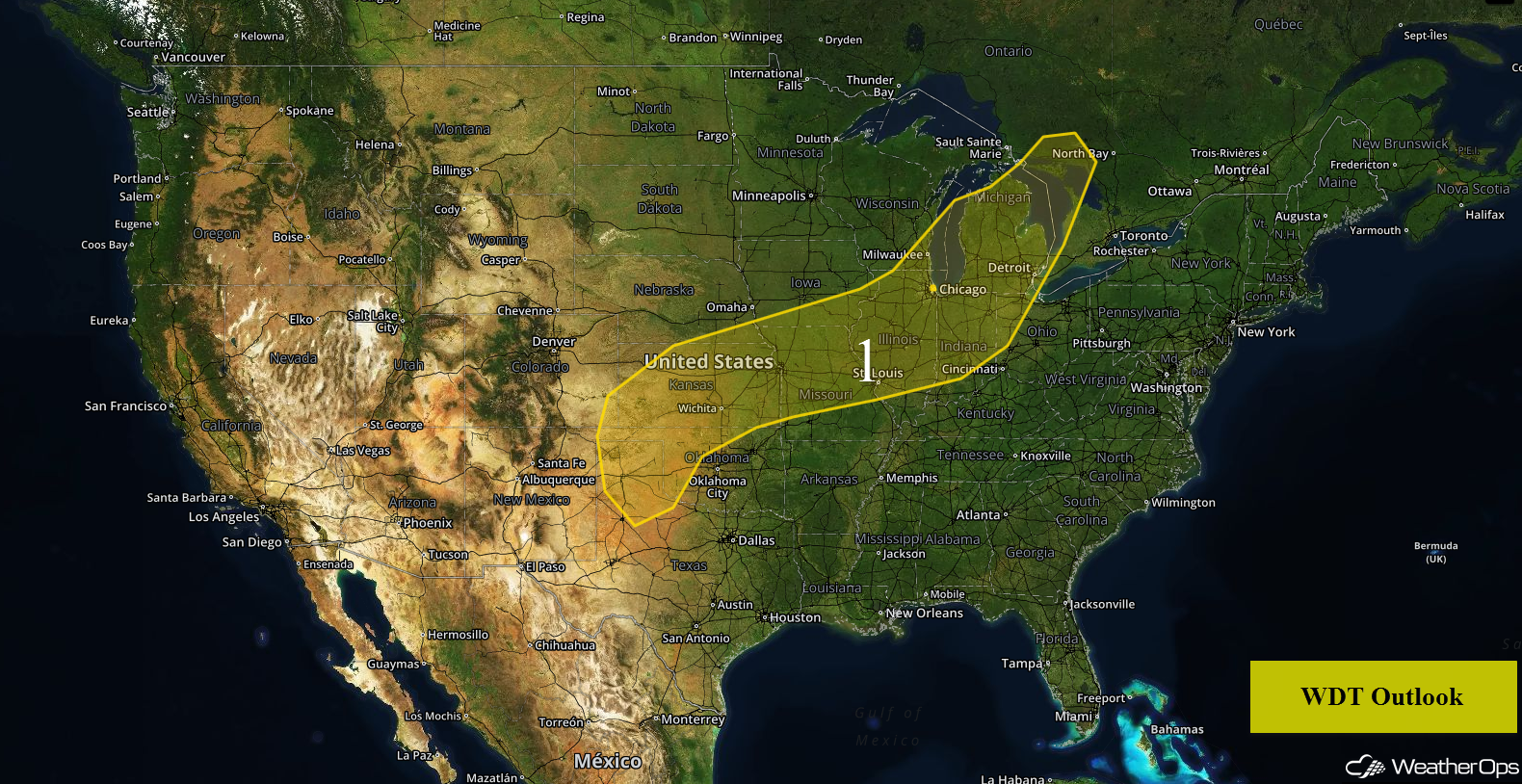 National Weather Summary for Wednesday, August 24, 2016