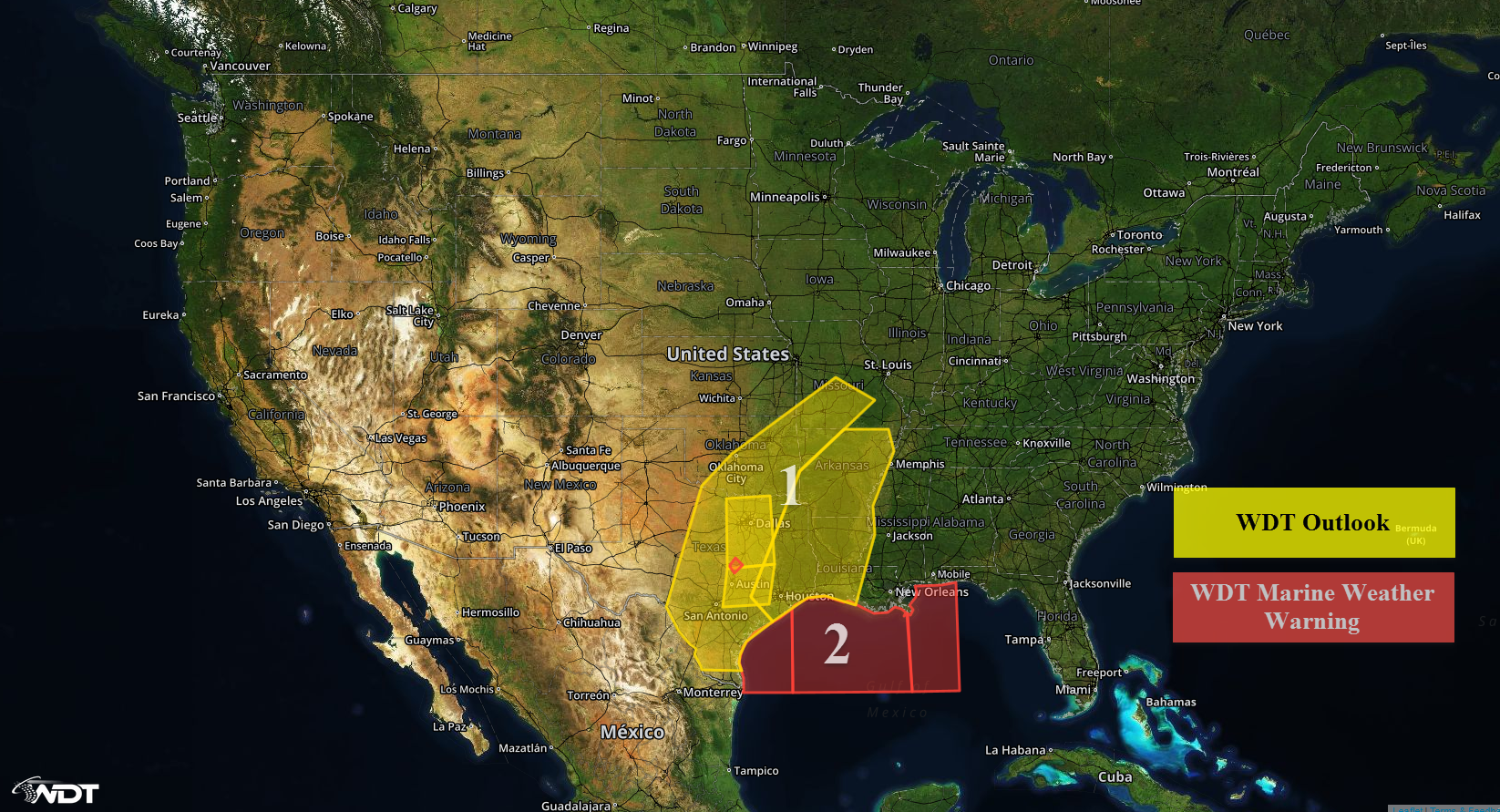 National Weather Summary for Tuesday, March 8, 2016