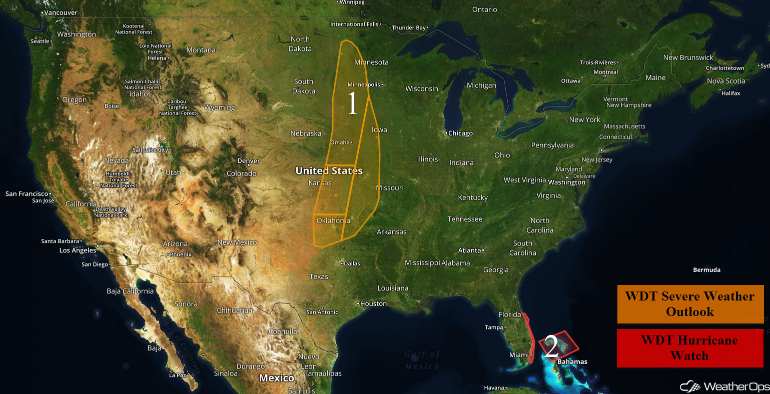 National Weather Summary for Tuesday, October 4, 2016