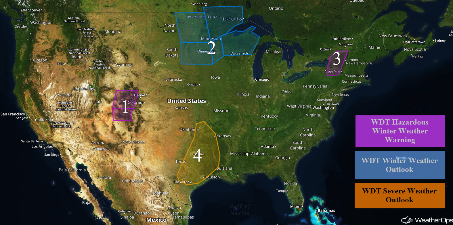 National Weather Summary for Tuesday, November 22, 2016