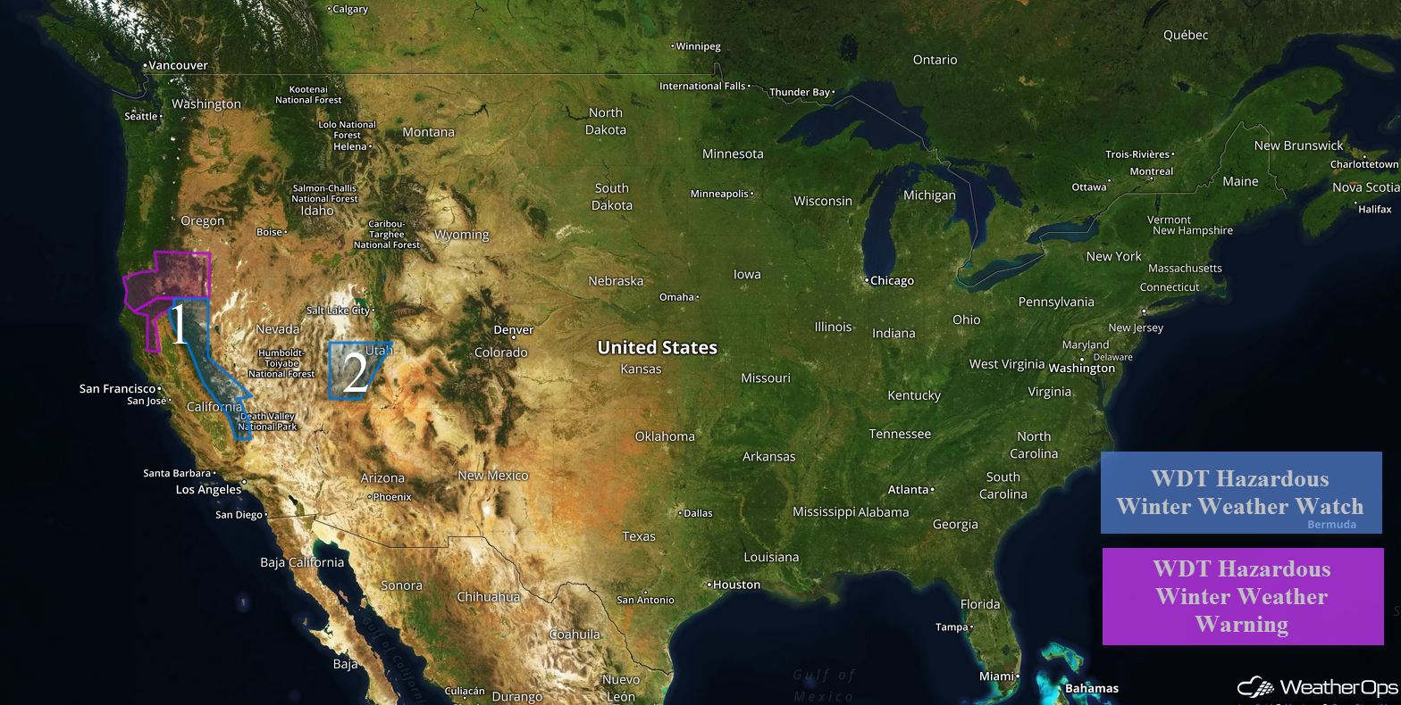 National Weather Summary for Thursday, December 22, 2016