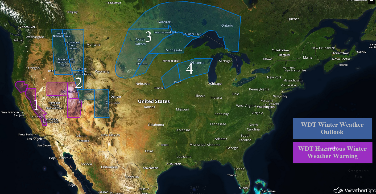 National Weather Summary for Friday, December 23, 2016