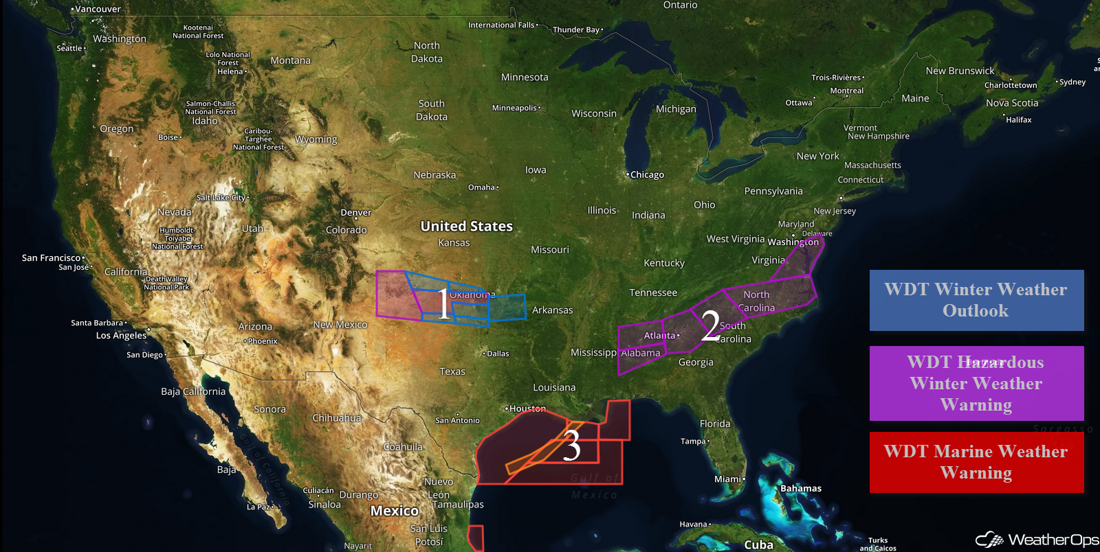 National Weather Summary for Friday, January 6, 2017