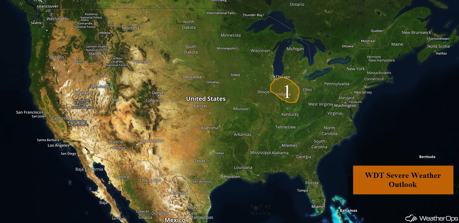 National Weather Summary for Monday, March 20, 2017
