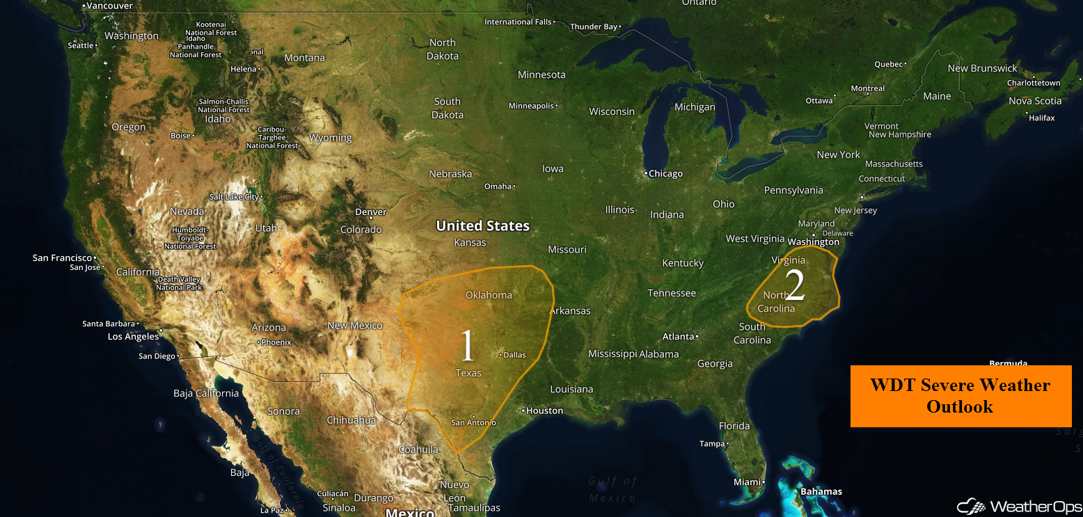 National Weather Summary for Tuesday, March 28, 2017