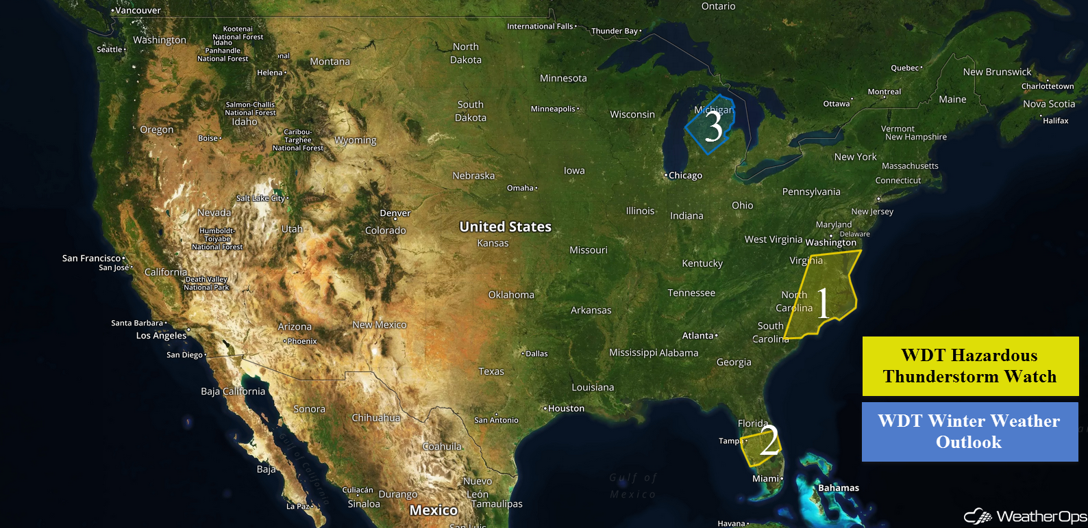 National Weather Summary for Thursday, April 6, 2017