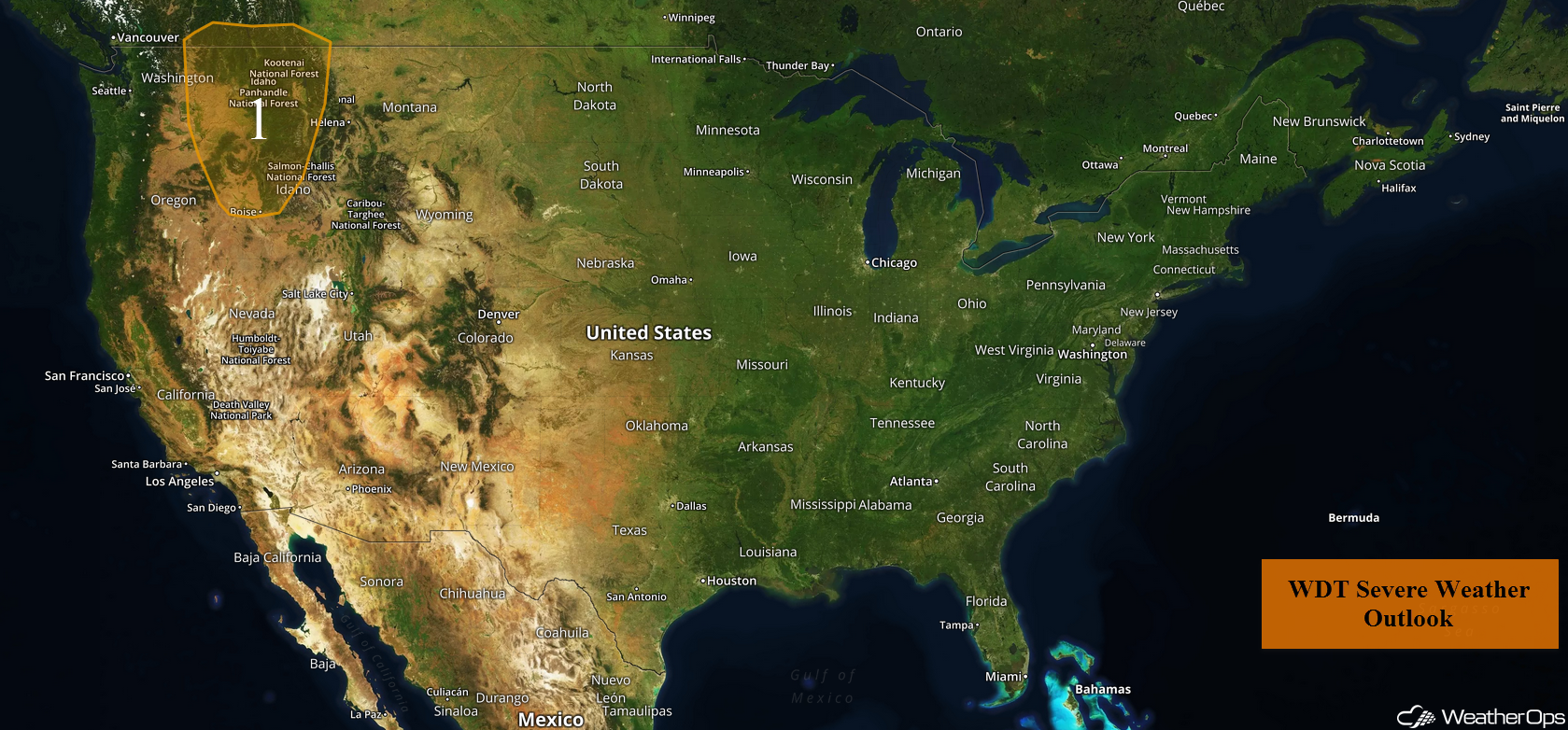 National Weather Summary for Friday, April 7, 2017