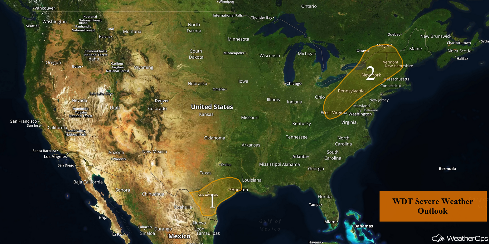 National Weather Summary for Tuesday, April 11, 2017